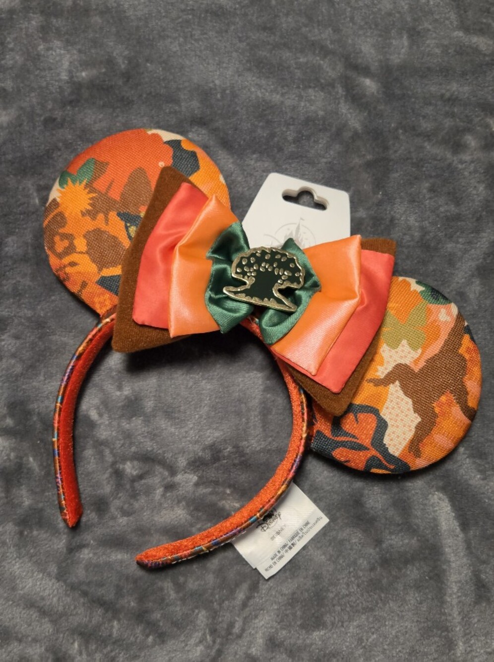 Disney Animal Kingdom Camouflage Bow Minnie Ears Headband